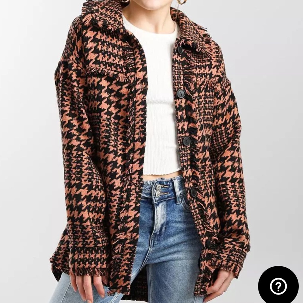 Houndstooth Shacket